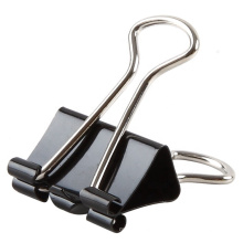15mm small black metal double  binder clips